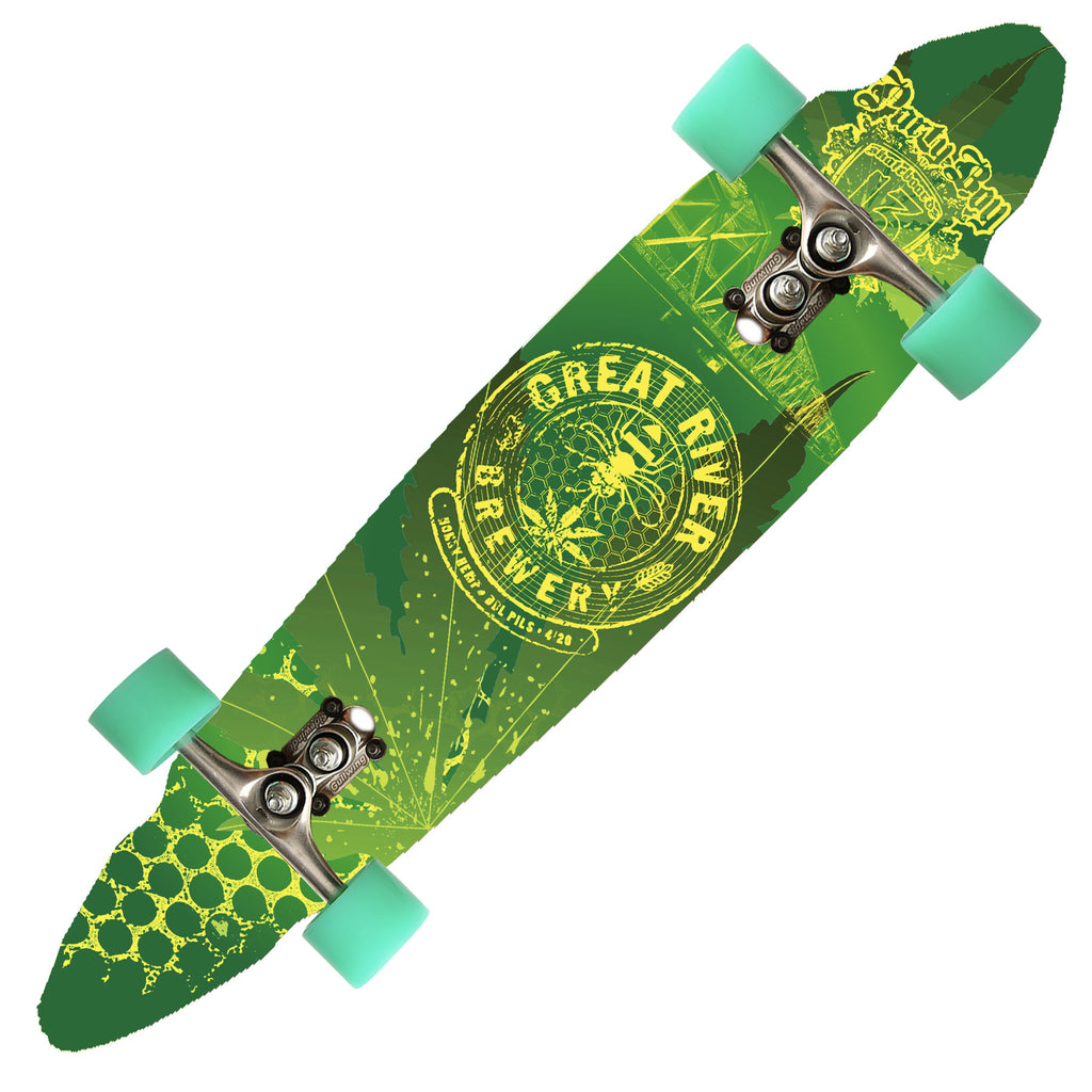 modnes Lada Du bliver bedre PBS Great River Brewery Honey Hemp Long Board – Partyboy Skateboards